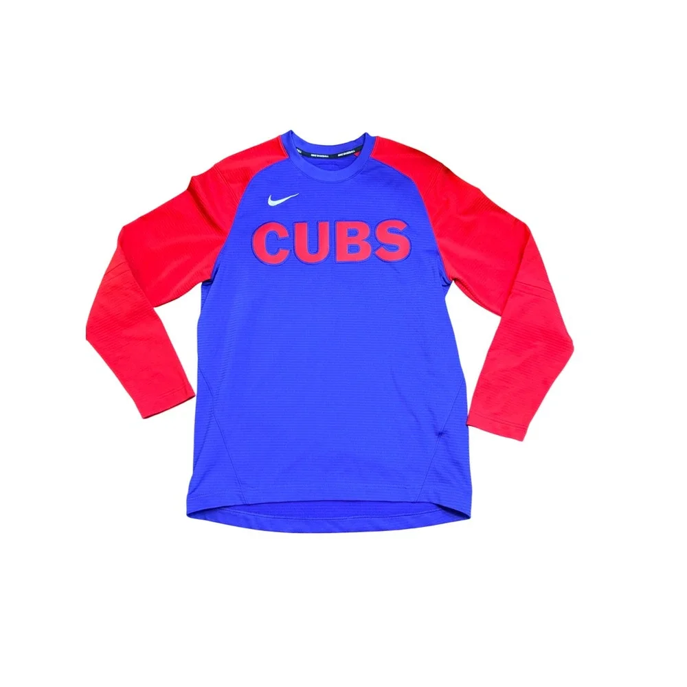 Nike Chicago Cubs MLB Authentic Collection Dri-FIT‎ Training Shirt Mens Medium